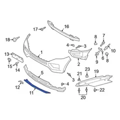 Valance Panel Cover - Rear 3.0L