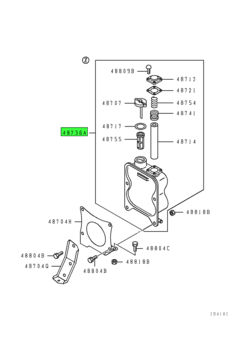 RESERVOIR ASSY,P/S OIL 1