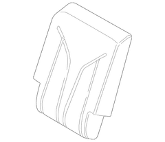 Seat Back Cushion Cover - Right, Rear
