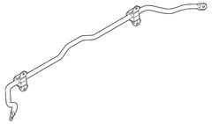 Stabilizer Bar - Rear 245/45R20 99V A/S BSW
