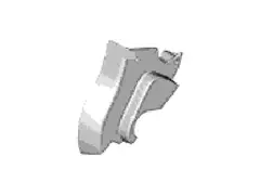 Seat Back Recliner Adjustment Mechanism Cover Latch - Rear, Inner
