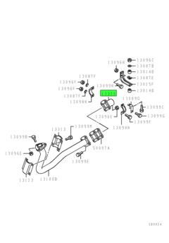 PIPE,EXHAUST,CTR 1