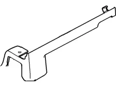 Seat Track Cover - Front, Outer