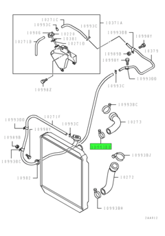 CLIP,RADIATOR PIPING 2