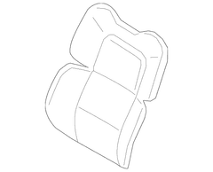 Cover Seat Back Cushion <br>A used to replace the original equipment of a vehicles