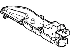 Instrument Panel Air Duct Vent Louver Hose (AT)