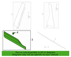 Exterior Door molding <br>Door Applique Body side strip Cladding Corner Insert MOULDING Outside
