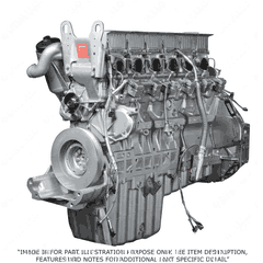 3/4 Engine MBE 4000 12.8L EPA98 MT60 Manual for Western Star