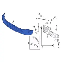 Bumper Face Bar - Front