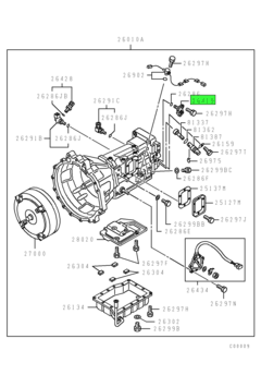 SENSOR,A/T SPEED 1