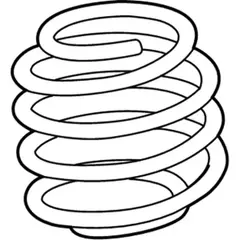 Coil Spring - Left, Right, Front (50th Anniversary, GT)