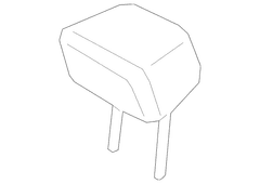 Headrest - Rear, Center