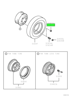 NUT,WHEEL,RH 1
