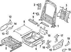 Seat Track Support Cushion