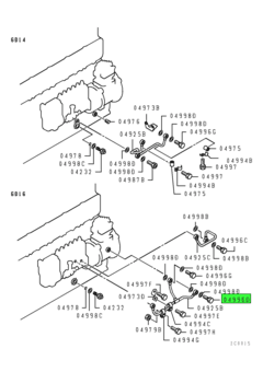 EYEBOLT,ENG OIL LINE 2