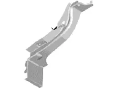 Floor Pan Bracket Filler Side Rail - Right, Rear, Center