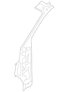 Reflector Panel - Left, Rear