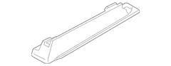 Seat Track Cover - Front, Driver