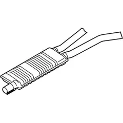 Resonator - 5.0L (Dual Exhaust)