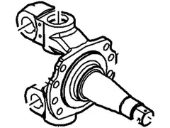 Spindle Steering Knuckle - Right, Front 24