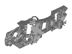 Exterior Door Handle Reinforcement - Right, Front
