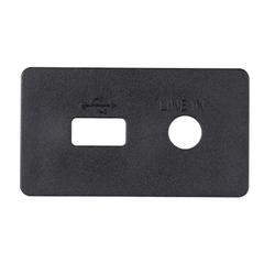 Audio Auxiliary Jack Trim Plate Instrument Panel Console Cap