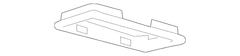 Roof Bezel Interior Lamp Frame