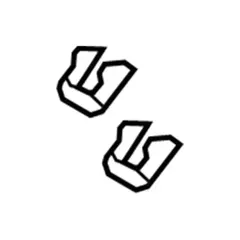 Seat Frame Trim Panel Track Cover - Left, Right, Rear