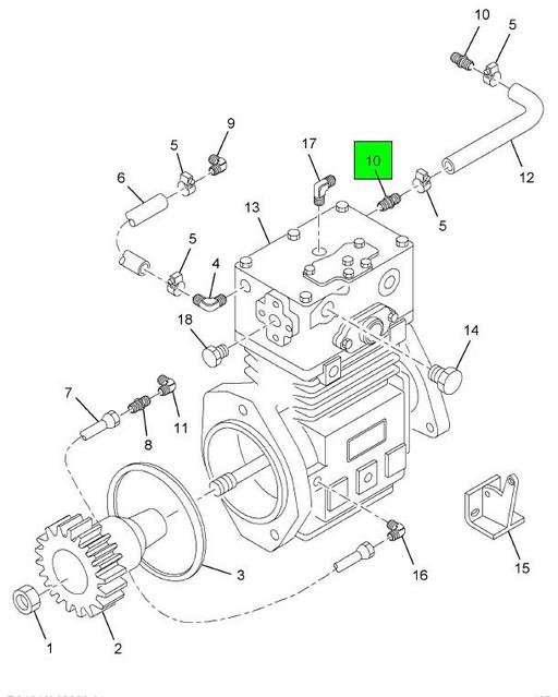 864439R1 | Genuine Navistar International® FITTING NIPPLE