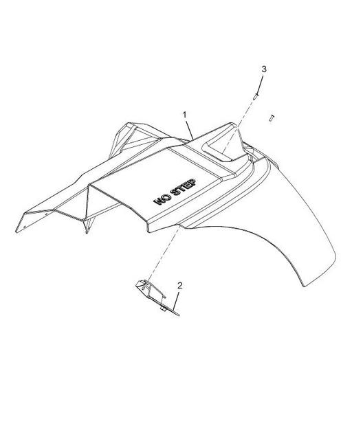 3571825C8 Navistar International | Front Fender Extension SBA
