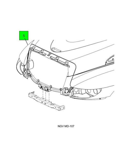 3577038C98 Navistar International | HOOD ASSEMBLY BONDED