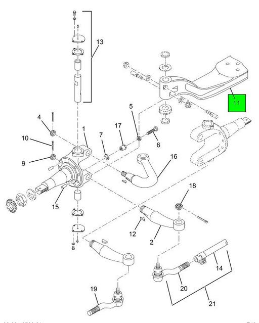 2507906C1 Navistar International | BEAM I FRONT AXLE 02ARG