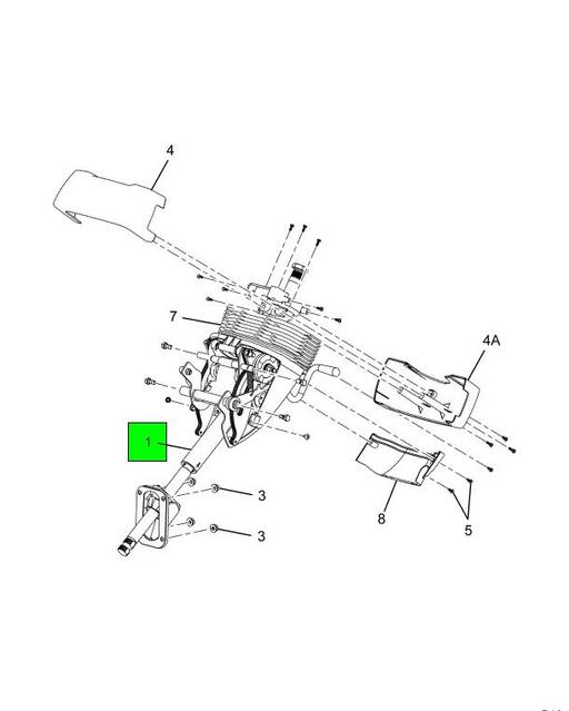 2611427C91 Navistar International | SHAFT/COLUMN STEERING