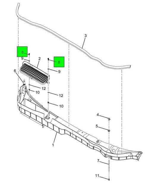 3605260C1 Navistar International | SCREW THUMB CAPTIVE M4 X