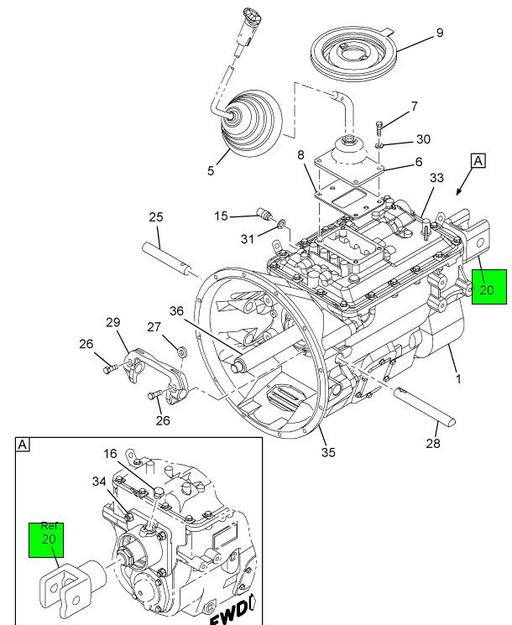 1677409C1 Navistar International | FLANGE END YOKE SPL90