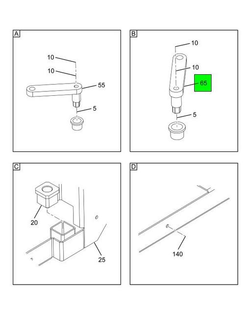 3724782C2 IC Bus | LINKAGE CONNECTING ASSEMBLY AFT DOOR 3724782C2 IC Bus | LINKAGE CONNECTING ASSEMBLY AFT DOOR