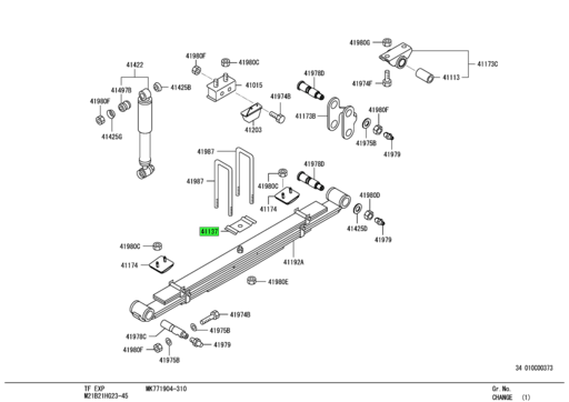 MC418620 Mitsubishi FUSO | Upper Rear Suspension Spring Pad