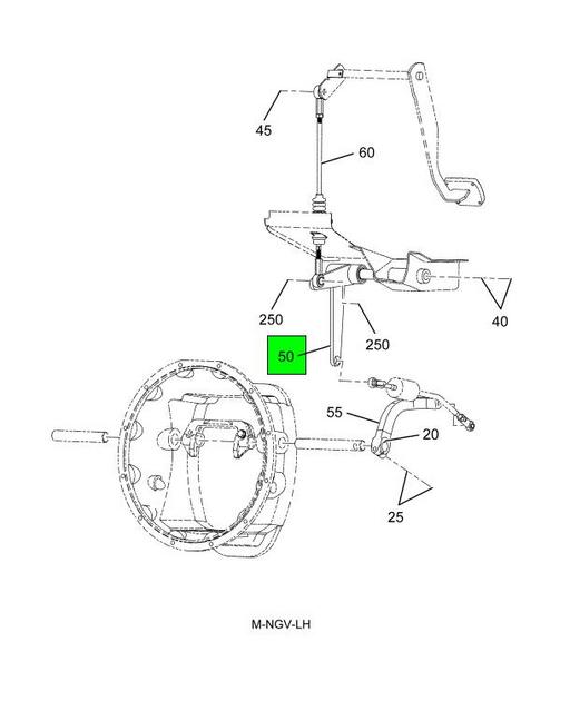 3532907C92 | Genuine Navistar International® Lever Bellcrank Clutch Control