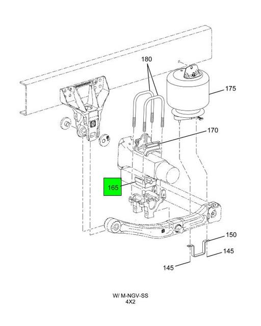 3626574C1 Navistar International | SEAT-RR SPRING-PRIMAAX