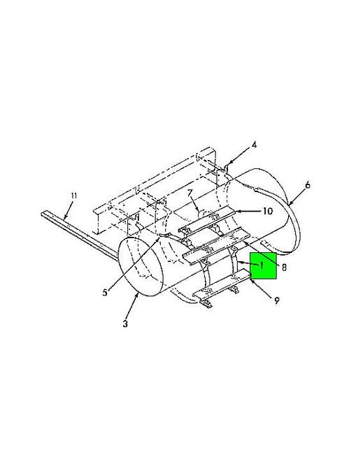 1675881C1 Navistar International | STRAP ASSEMBLY FUEL TANK
