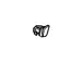 Quarter Panel Air Vent Grille Clip - 9MM, Front (GT)