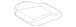 Seat Cover Cushion - Left, Front (Convertible)