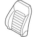 Seat Back Cushion Cover - Left, Front