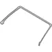 Windshield Frame Weatherstrip Seal Roof Bow (Convertible)