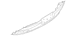 Valance Panel Bumper Extension Side Bar - Rear