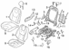 Seat Cover Cushion And Pad - Right, Front