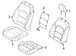 Cover And Pad Headrest - Left, Right, Front