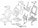 Seat Cover Cushion - Left, Front (Premium)