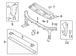 Radiator Support Access Cover Air Deflector