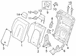 Seat Back Frame Retaining - Right, Rear